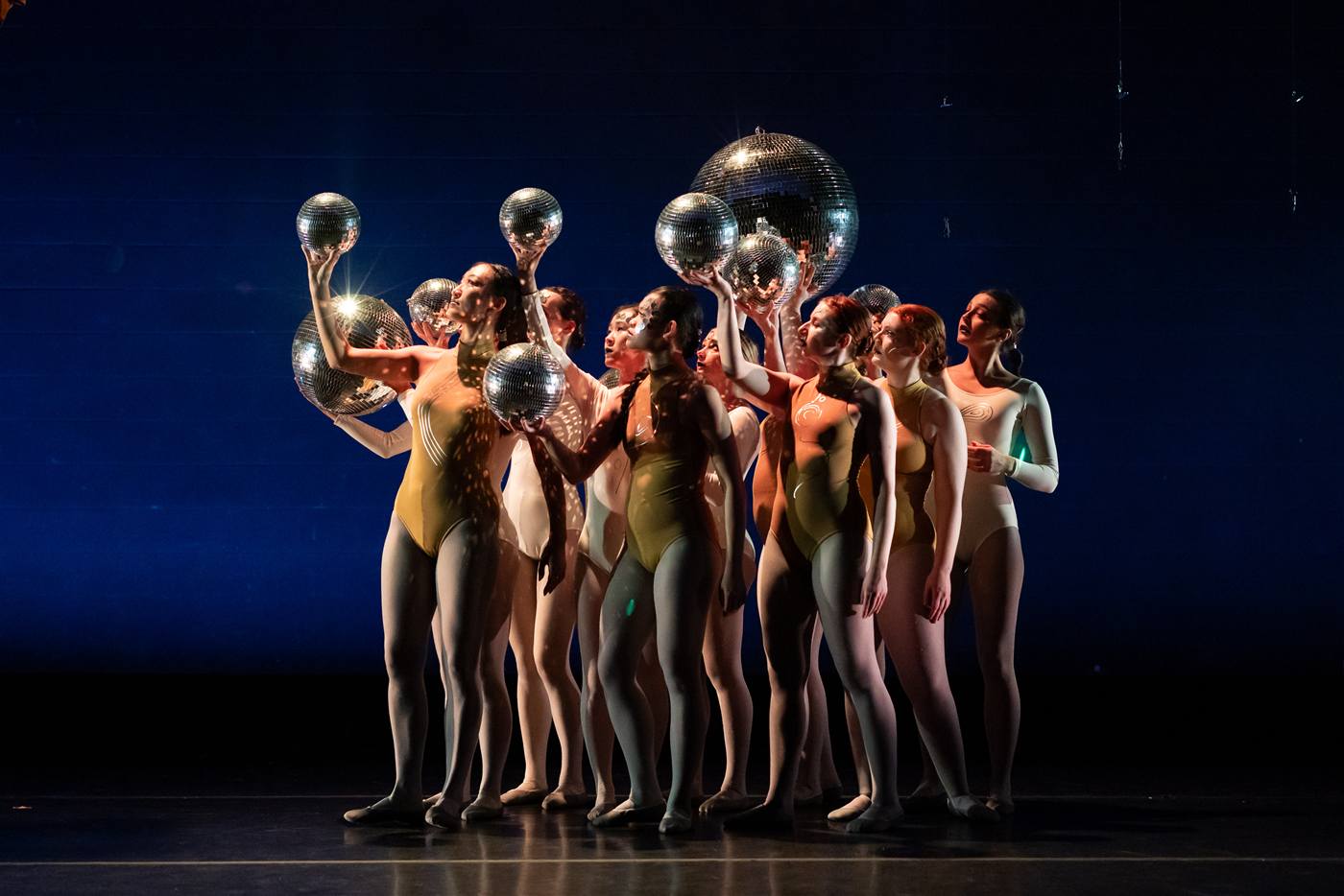 Dancers performing on stage
